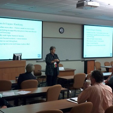 Birgit Pauli-Haack presenting at 4th Annual Turning Passion to Profit, Entrepreneur Seminar & Tradeshow at Florida Gulf Coast University